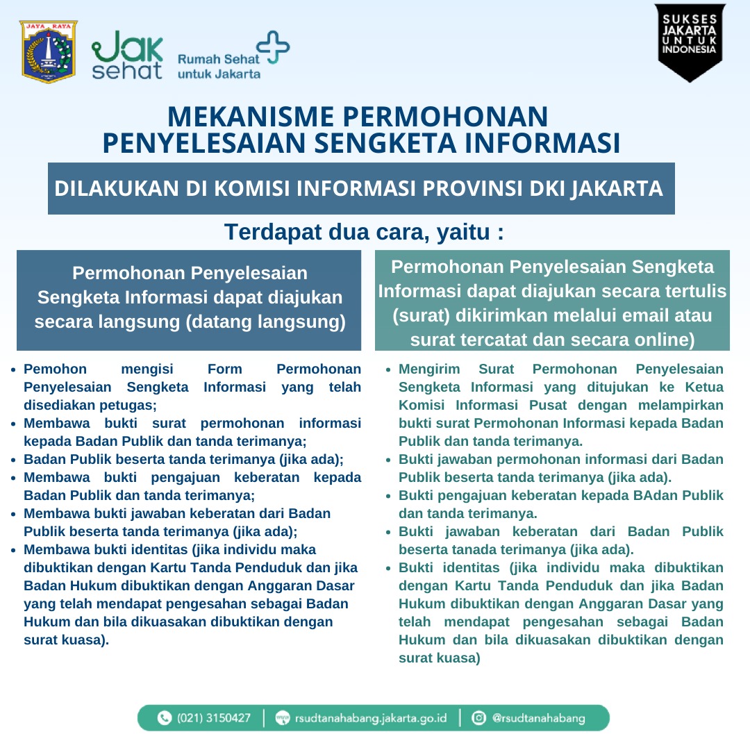 prosedur penanganan sengketa informasi