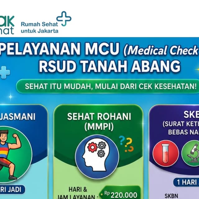 Dapatkan pelayanan kesehatan yang cepat, terpercaya, dan profesional.